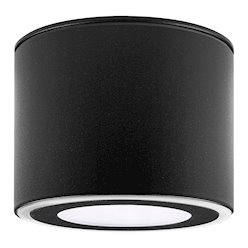 Oprawa natynkowa Tuba GX53 IP54 akryl czarna 82x60mm