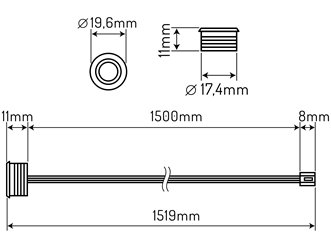 Włącznik dotykowy ze ściemniaczem Master LED line