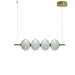 Lampa wisząca LED pozioma Amelia 60W 6000lm - złota