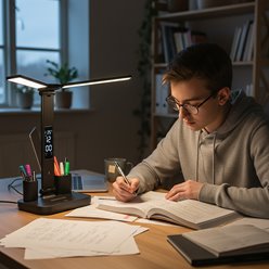 Lampka biurkowa LED Noblite Duo 5W 3CCT czarna