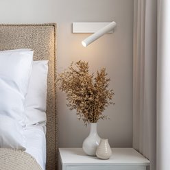 Reflektor ścienny Slim Tube COB 6W CCT biały