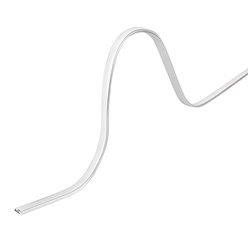 Profil LED elastyczny FLEX anodowany z kloszem mlecznym - 2 metry