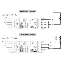 Mi-Light TZ2 sterownik LED Zigbee 2w1 na szynę DIN