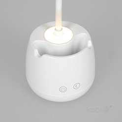 Lampka biurkowa LED 5W z koszykiem 1200mAh biała