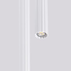 Lampa wisząca podwójna Arche 2xG9 okrągła biała
