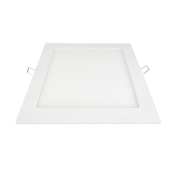 Panel LED 18W podtynkowy, kwadrat 220x220mm ULTRA SLIM - biała ciepła