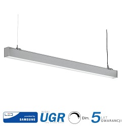 Lampa LED Linear V-TAC Samsung 40W Srebrna 0-10V 120cm VT-7-43 4000K 3400lm