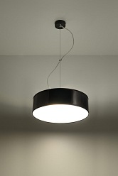 Lampa wisząca plafon ARENA 35 cm 2xE27 czarny