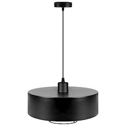 Lampa wisząca E27 czarny żyrandol Velto Loft 30cm