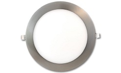 Panel LED 18W SATYNA,  podtynkowy, okrągły - biała dzienna