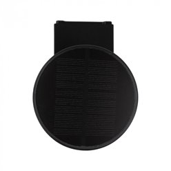Lampa solarna na elewację Tube z czujnikem czarna