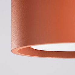 Lampa sufitowa potrójna tuba Modo 3xGx53 ochra czerwona