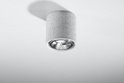 Halogen natynkowy okrągły CULLO 14cm 1xAR111 beton