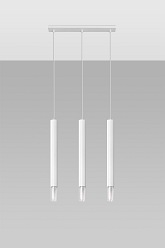 Lampa wisząca punktowa WEZYR 3 biała 3xG9