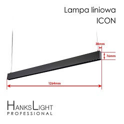 oprawa liniowa led zwieszana icon