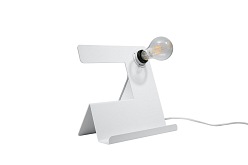 Lampa biurkowa Loft INCLINE 1xE27 biała