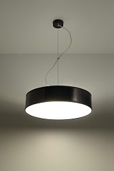 Lampa wisząca plafon ARENA 45 cm 3xE27 czarny