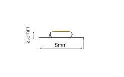 Taśma LED line 600 SMD2835 24V biała zimna 6500K 5 metrów