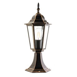 Lampa ogrodowa LO4104 Czarno-Złota