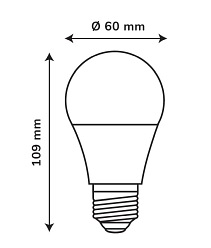 Żarówka LED E27 12W ciepla