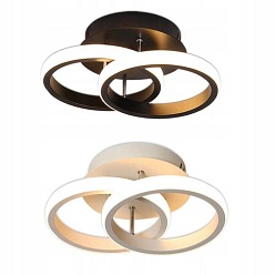 Lampa sufitowa okręgi 16cm Cerchio 18W 4000K Biała