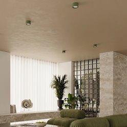 Lampa sufitowa podwójna tuba Modo 2xGx53 zielona oliwkowa