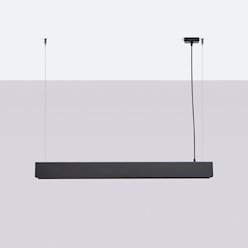 Lampa wisząca liniowa Spark 100cm 1xG13 8,5W 3000K czarna