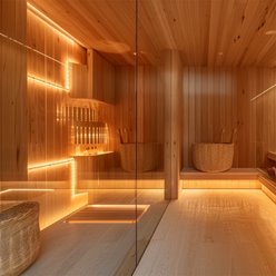 Taśma LED 24V COB IP68 Sauna Line 10W 480 LED Ciepła 5m