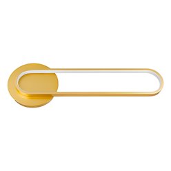 Kinkiet ścienny nowoczesny Goldi 18W 63cm złoty
