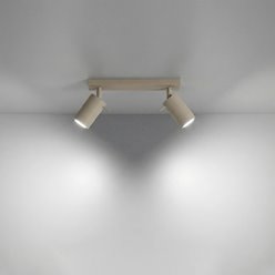 Kinkiet listwa z reflektorami Ring 2xGU10 taupe
