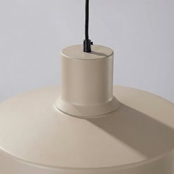 Lampa wisząca klasyczna Bilo 1xE27 taupe