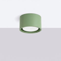 Lampa sufitowa tuba Modo 1xGx53 szałwiowa