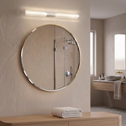 Kinkiet ścienny liniowy LED 11W 3CCT 60cm akryl chrom