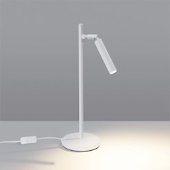 Lampa biurkowa Pastelo 1xG9 biała