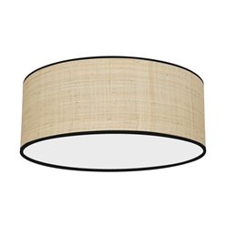 Lampa sufitowa okrągła Rattan 40cm 2xE27