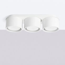 Lampa sufitowa potrójna tuba Modo 3xGx53 biała