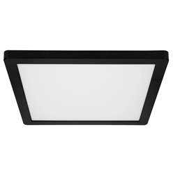 Panel LED o mocy 16W okrągły, podtynkowy, szklany z serii GLASS - biała  ciepła