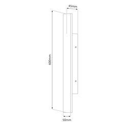 Lampa architektoniczna LED 11W 60cm Now CCT czarna