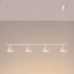 Lampa wisząca Nox 4-punktowa 4xE14 beżowa