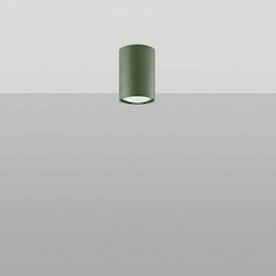 Tuba sufitowa Lagos 10 cm 1xGU10 zielony oliwkowy
