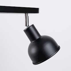Lampa sufitowa z reflektorami Elba 2xE27 czarna