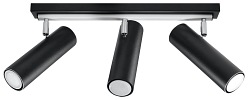 Lampa reflektory sufitowe DIREZIONE 3xGU10 Czarne