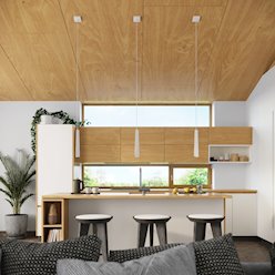 Lampa wisząca potrójna Prysm okrągła 3xG9 biała