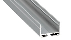 Profil LED natynkowy Sileda srebrny - 1m