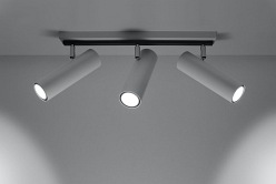 Biała lampa reflektory sufitowe DIREZIONE 3xGU10