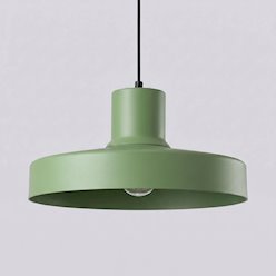 Lampa wisząca klasyczna Bilo 1xE27 szałwiowa