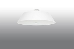 Lampa sufitowa okrągła VEGA 60 cm 5xE27 biała