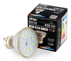 zarowka led gu10 5w szklana