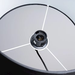 Lampa wisząca minimalistyczna Nova 30cm 1xE27 czarna