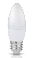 Żarówka LED swieczka E27 zimna